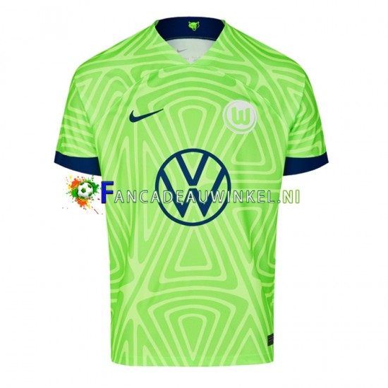 VfL Wolfsburg Wedstrijdshirt met Korting Thuis Heren 2022-23 Korte Mouw