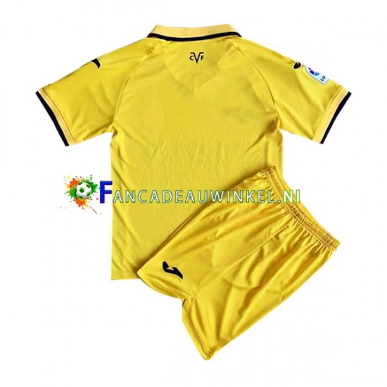 Villarreal CF Wedstrijdshirt met Korting Thuis Kind 2022-23 Korte Mouw