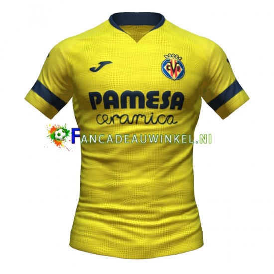 Villarreal CF Wedstrijdshirt met Korting Thuis Heren 2022-23 Korte Mouw