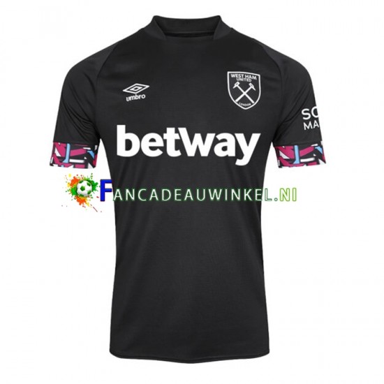 West Ham United Wedstrijdshirt met Korting Uit Heren 2022-23 Korte Mouw