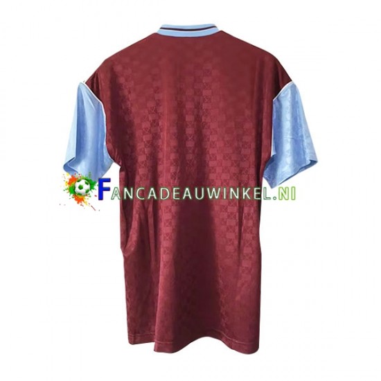 West Ham United Wedstrijdshirt met Korting Retro Thuis Heren 1989-1990 Korte Mouw