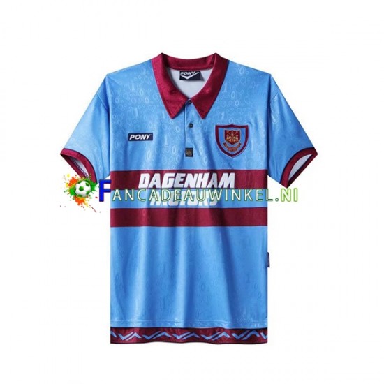 West Ham United Wedstrijdshirt met Korting Retro Thuis Heren 1995-1996 Korte Mouw