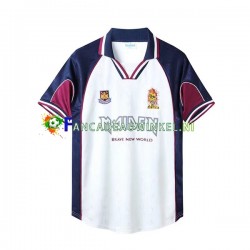 West Ham United Wedstrijdshirt met Korting Iron Maiden Retro Uit Heren 1999 Korte Mouw