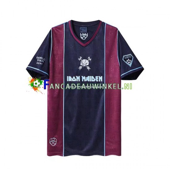 West Ham United Wedstrijdshirt met Korting Iron Maiden Retro Thuis Heren 2011 Korte Mouw